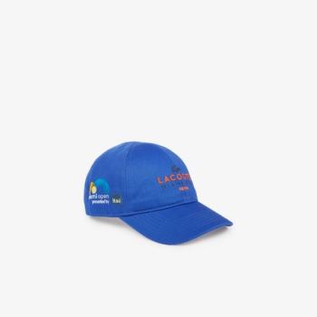 Lacoste SPORT Miami Open Cotton Cap Pánské - Čepice Blankyt / Oranžové / Tmavě Blankyt Blankyt | CZ-